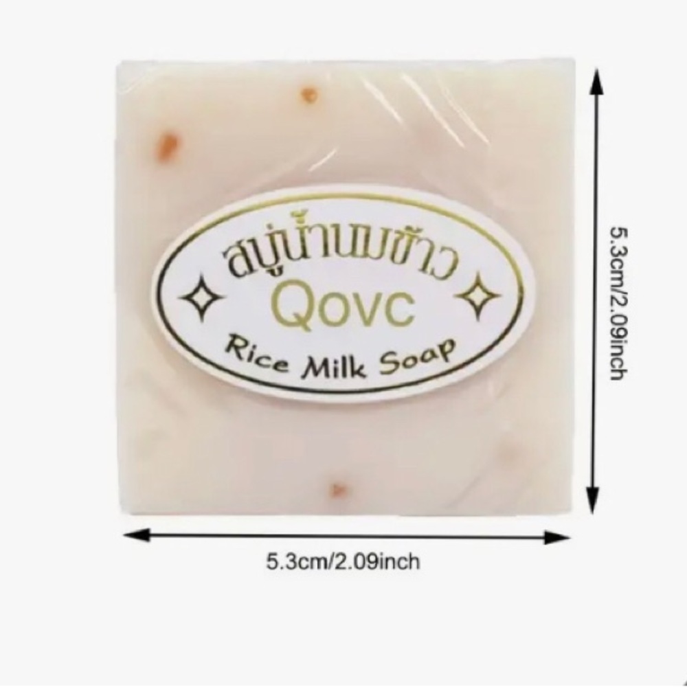 Moisturizing rice milk soap for cleansing and cleaning